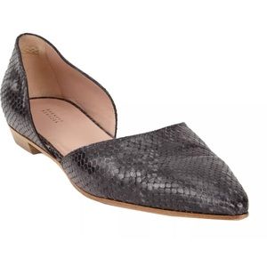 BARNEYS NEW YORK "GABBY" D'ORSAY FLATS